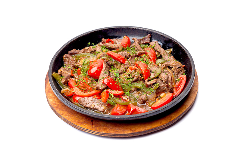 Табада әзірленген бұзау еті