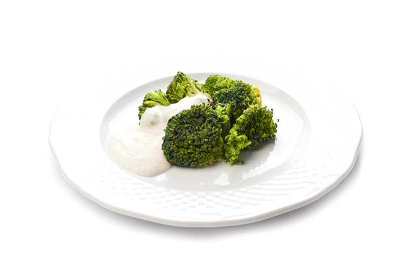 Брокколи соусом сырным мудрёная