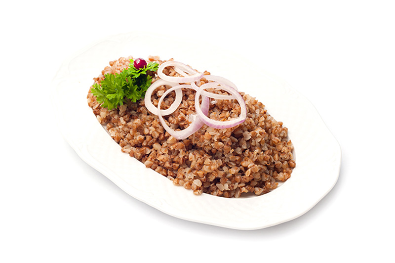 Гречка разварная с лучком