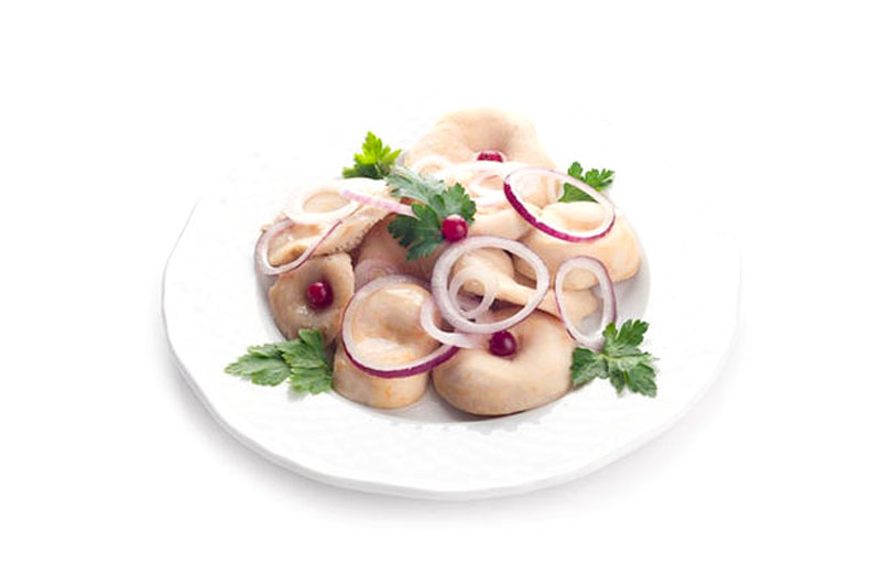 Грузди с лучком