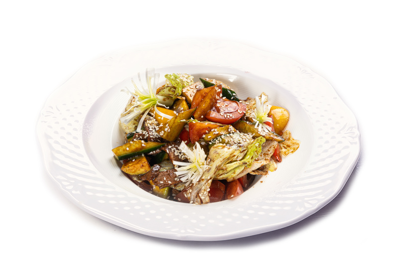 Салат из говядины по-азиатски