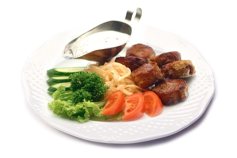 Шашлык из печени говяжьей