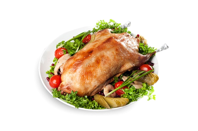 Гусь запечённый