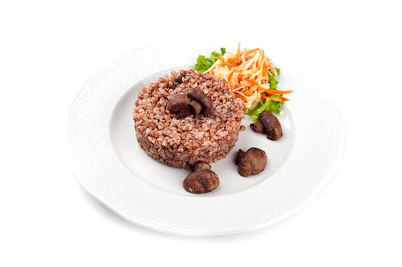 Buckwheat cereal with mushrooms