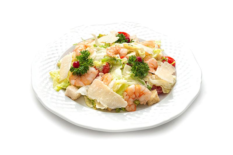 Caesar salad (with shrimp or chicken)