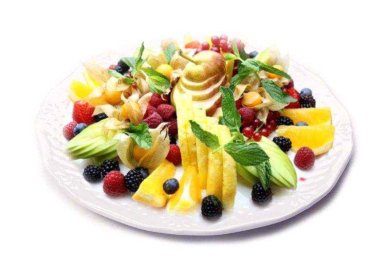 Fruits and berries platter